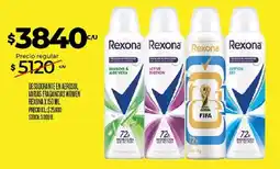 Supermercados DIA Rexona desodorante en aerosol varias fragancias women oferta