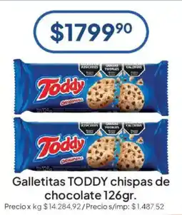 Hergo Toddy galletitas chispas de chocolate oferta