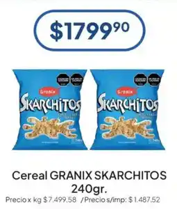 Hergo Granix cereal skarchitos oferta