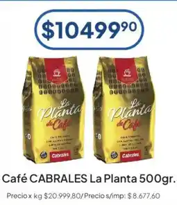 Hergo Cabrales café la planta oferta