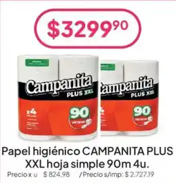 Hergo Campanita papel higiénico plus xxl oferta