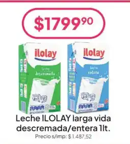 Hergo Iolay leche larga vida descremada/entera oferta