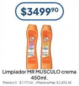 Hergo Mr musculo limpiador crema oferta