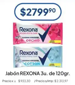 Hergo Rexona jabón oferta