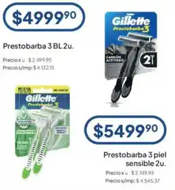 Hergo Gillette prestobarba 3 oferta
