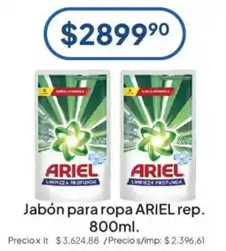 Hergo Ariel jabón para ropa oferta
