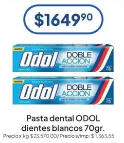 Hergo Odol pasta dental dientes blancos oferta