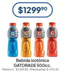 Hergo Gatorade bebida isotónica oferta