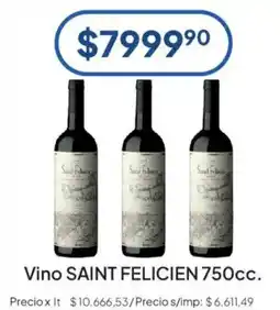 Hergo Saint felicien vino oferta