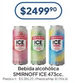 Hergo Smirnoff ice oferta