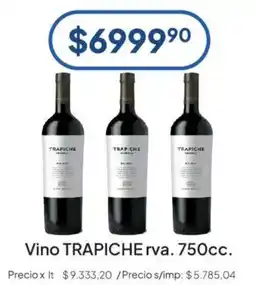 Hergo Trapiche vino oferta
