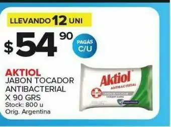 Carrefour Jabón de tocador antibacterial aktiol oferta