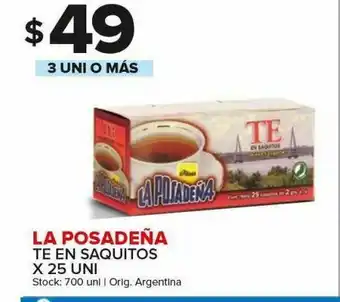 Carrefour Té la posadeña 25 saquitos oferta