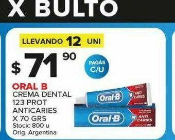 Carrefour Maxi Crema dental oral-b oferta