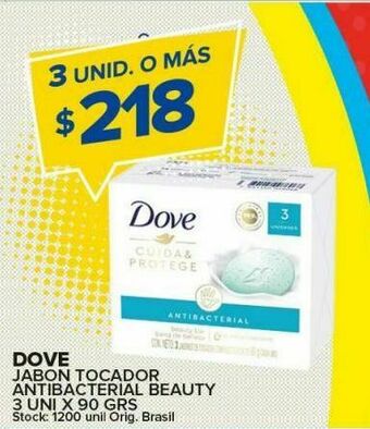 Carrefour Maxi Jabón de tocador dove oferta