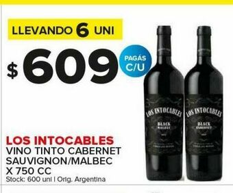Carrefour Maxi Vino los intocables oferta