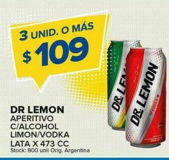 Carrefour Maxi Aperitivos dr. lemon oferta