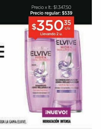 Farmacity Shampoo y acondicionador hidra hialurónico x 400 ml. oferta