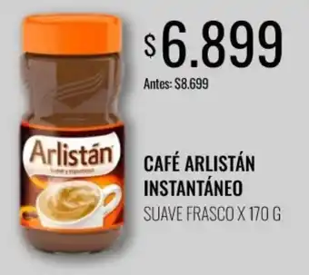 Arlistán café instantáneo suave