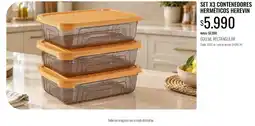 Super MAMI Herevin contenedores herméticos oferta