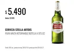 Super MAMI Stella artois cerveza oferta