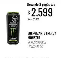 Super MAMI Monster energizante energy varios sabores oferta