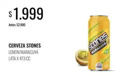 Super MAMI Stones cerveza lemon/maracuyá oferta