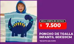 Supermayorista Vital Poncho de toalla infantil oferta