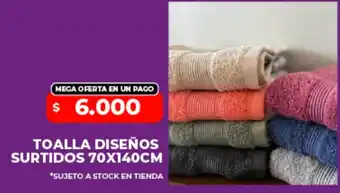 Toalla diseños surtidos