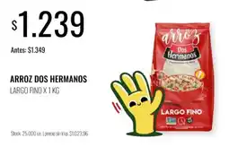 Super MAMI Dos Hermanos arroz largo fino oferta