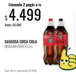 Super MAMI Coca cola gaseosa regular/zero oferta