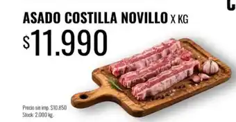 Super MAMI Asado costilla novillo oferta