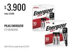 Supermercados Tadicor Energizer pilas oferta