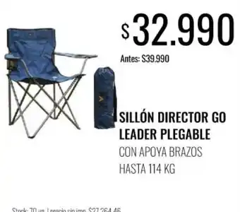 Director go leader plegable
