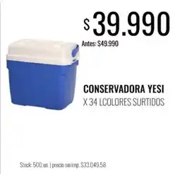 Supermercados Tadicor Yesi conservadora oferta