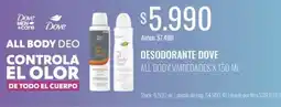 Super MAMI Dove desodorante all body variedades oferta
