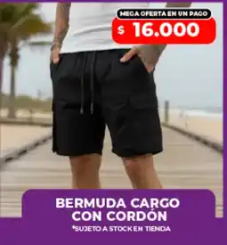 Supermayorista Vital Bermuda cargo con cordón oferta