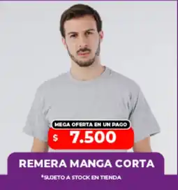 Supermayorista Vital Remera manga corta oferta