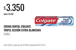 Super MAMI Colgate crema dental triple acción extra blancura oferta
