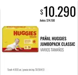 Super MAMI Huggies pañal jumbopack classic oferta