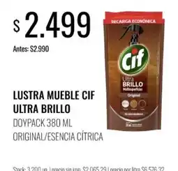 Super MAMI Cif lustre mueble ultra brillo oferta