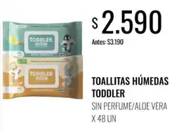 Supermercados Tadicor Toddler toallitas húmedas oferta