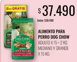 Supermercados Tadicor Dog chow alimento para perro adulto oferta