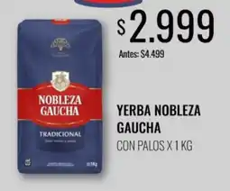 Supermercados Tadicor Nobleza gaucha yerba nobleza gaucha oferta