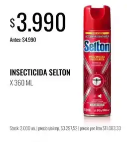 Supermercados Tadicor Selton insecticida oferta
