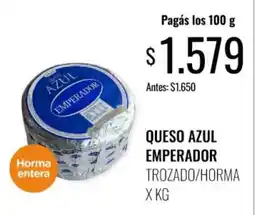 Supermercados Tadicor Emperador queso azul oferta