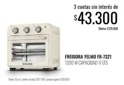 Supermercados Tadicor Yelmo freidora fr-7321 oferta