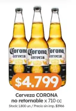 Cordiez Corona cerveza oferta