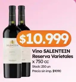 Cordiez Salentein vino reserva varietales oferta