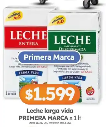 Primera marca leche larga vida
